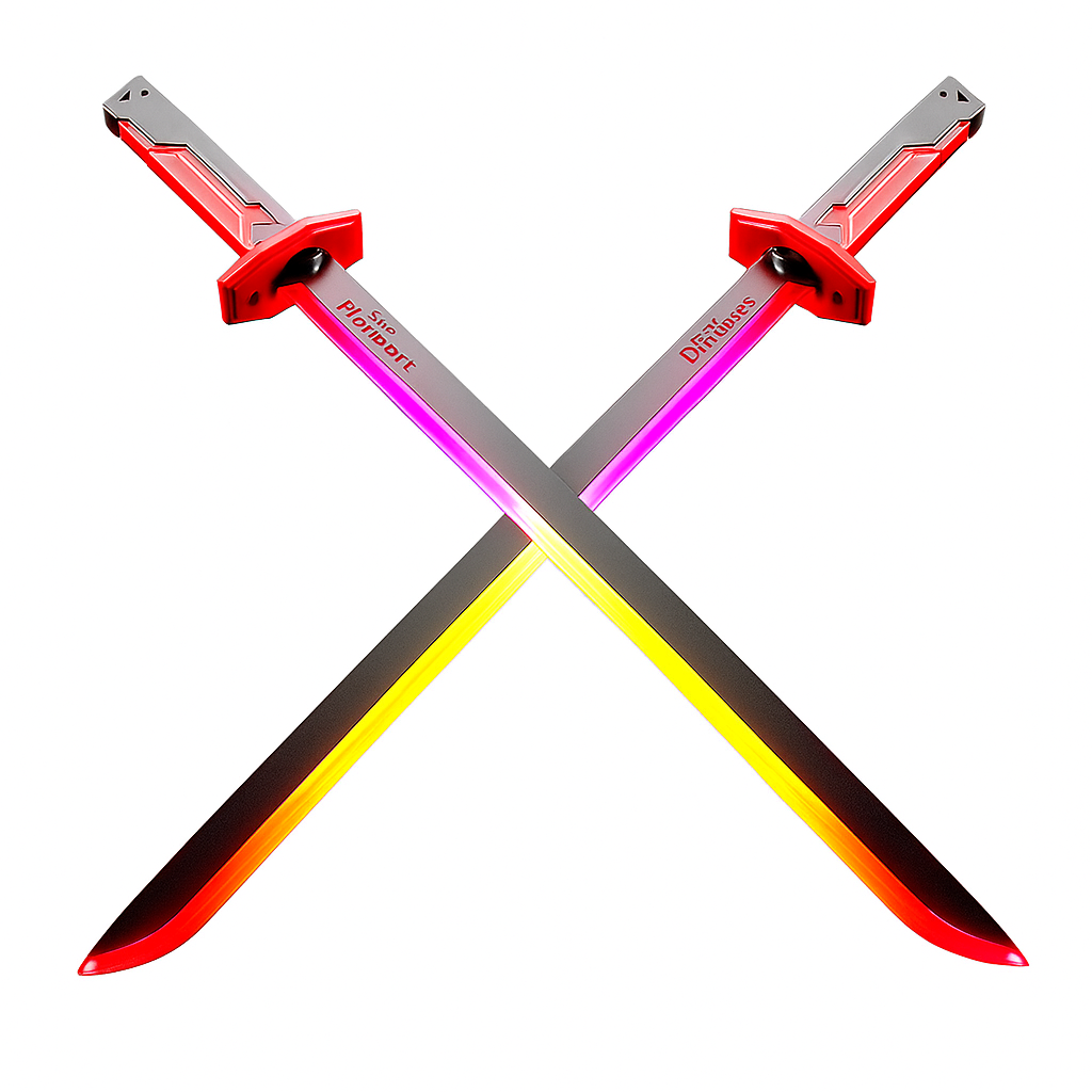Set of 2 RGB Motion-FX Light Sticks