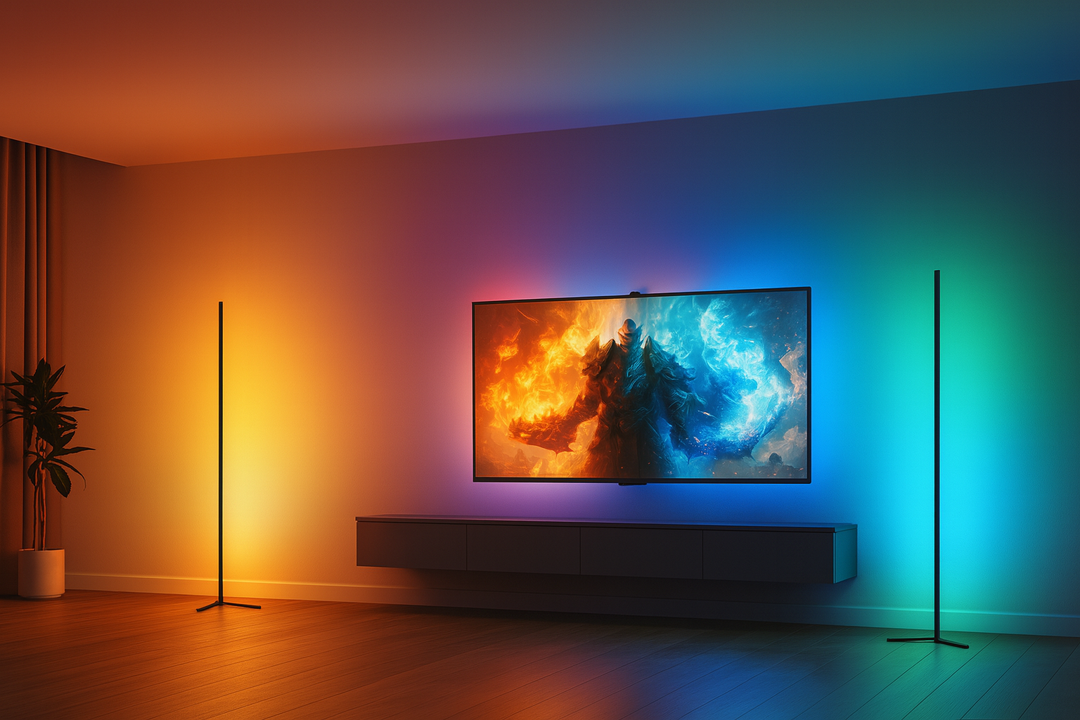 VibeLab Smart RGB Floor Lamp