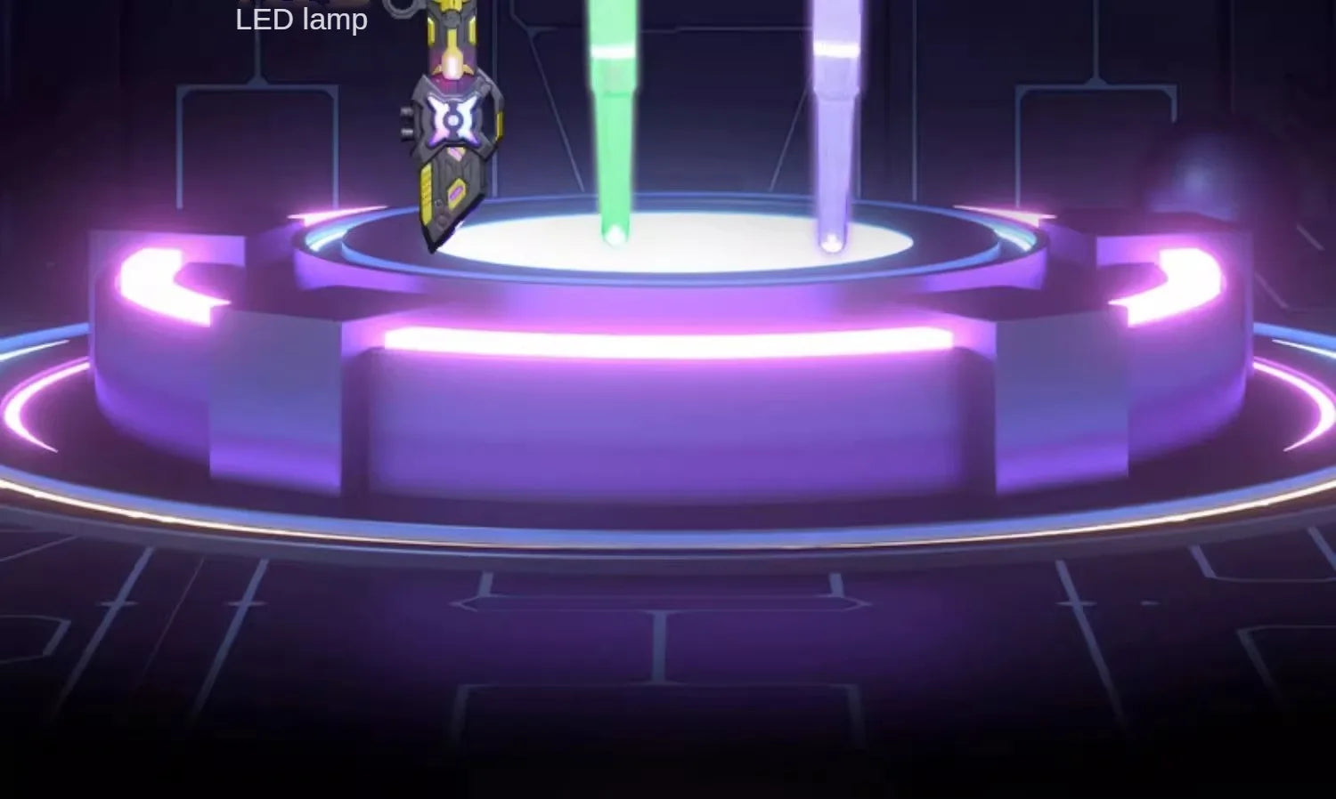 Dual RGB Motion Saber – Rechargeable LED Light FX Stick