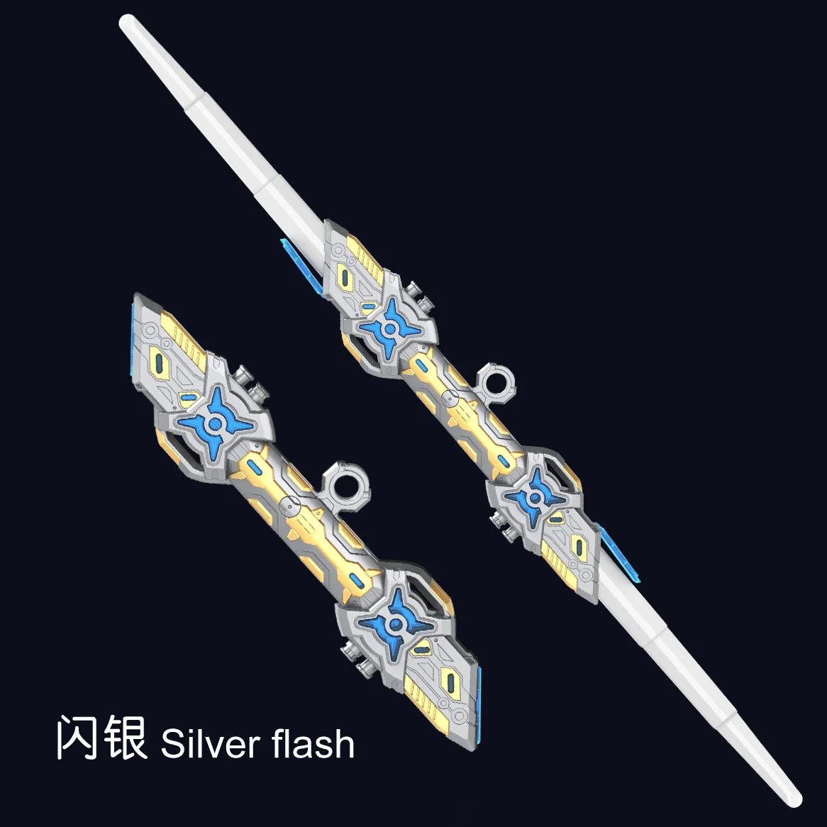 Dual RGB Motion Saber – Rechargeable LED Light FX Stick