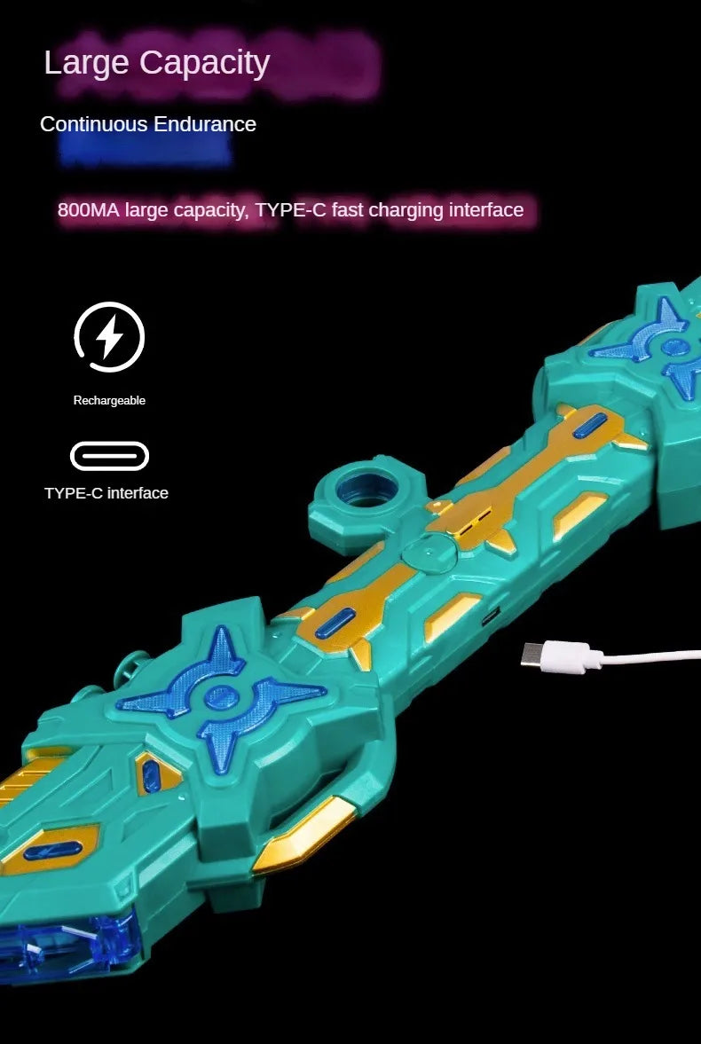 Dual RGB Motion Saber – Rechargeable LED Light FX Stick