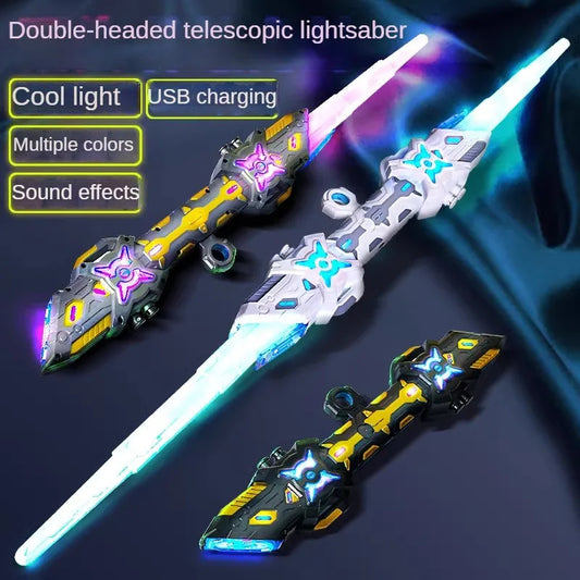 Dual RGB Motion Saber – Rechargeable LED Light FX Stick