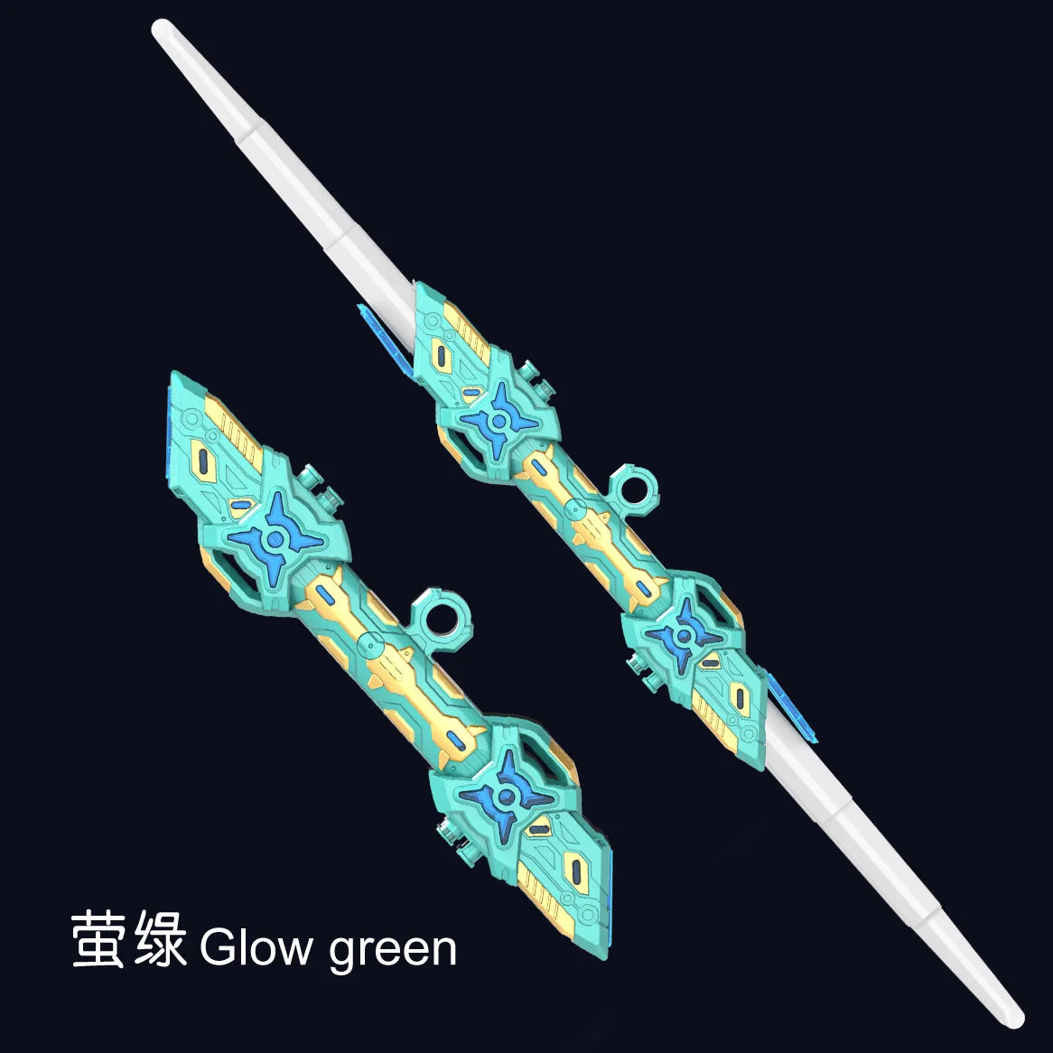 Dual RGB Motion Saber – Rechargeable LED Light FX Stick